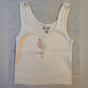 Brandy Melville cherub cupcake tank